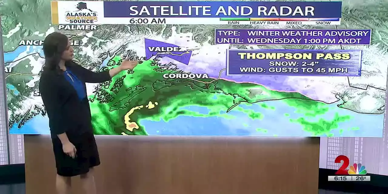 Snow, high winds and coldest temperatures of season all impacting Alaskans this week