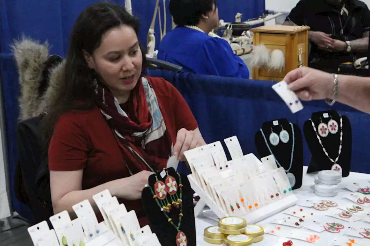 AFN arts market reconvenes for in-person celebration of Alaska Native craftsmanship