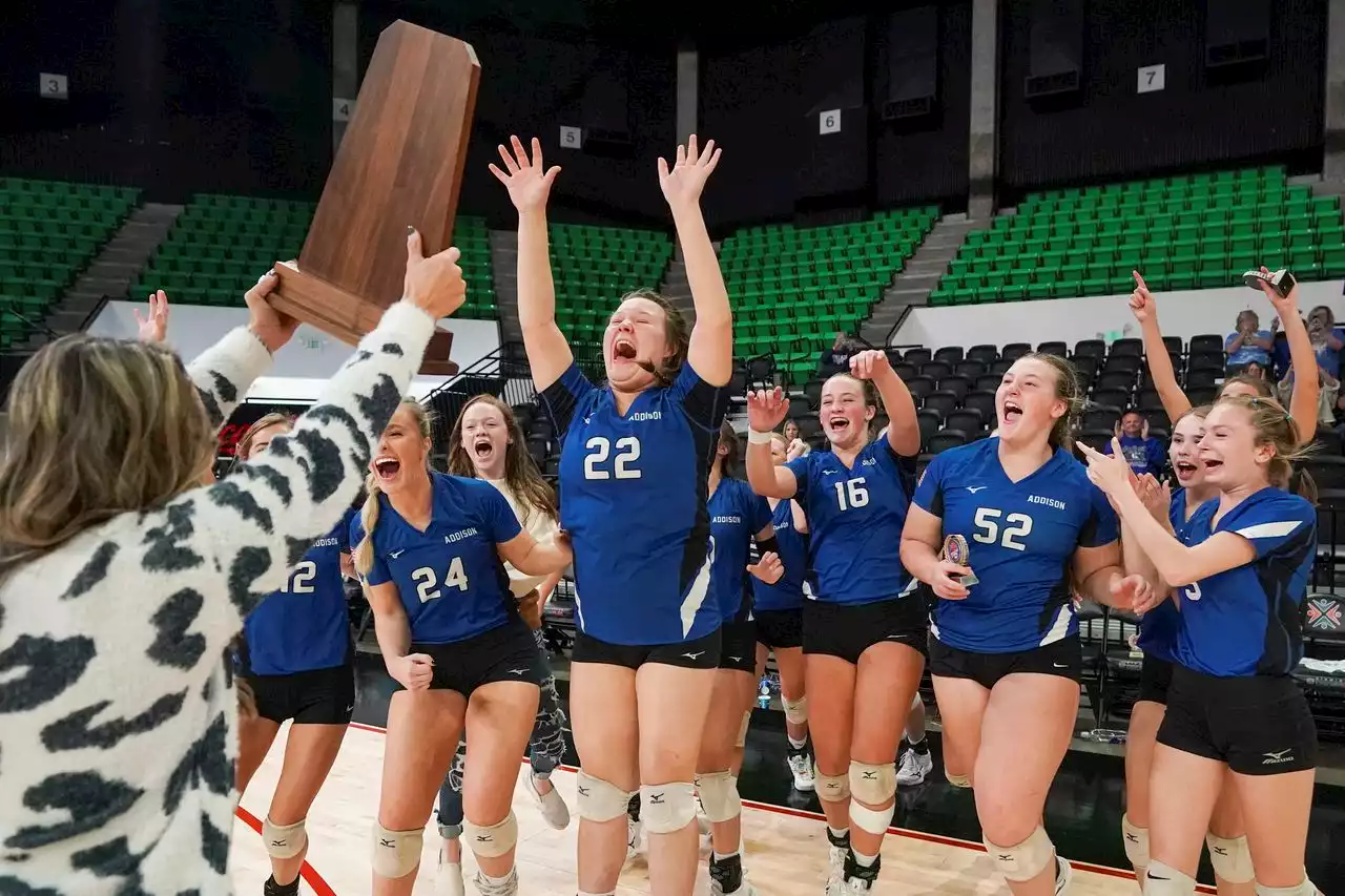 Class 1A volleyball: Addison cruises to 3rd straight title; 14th overall