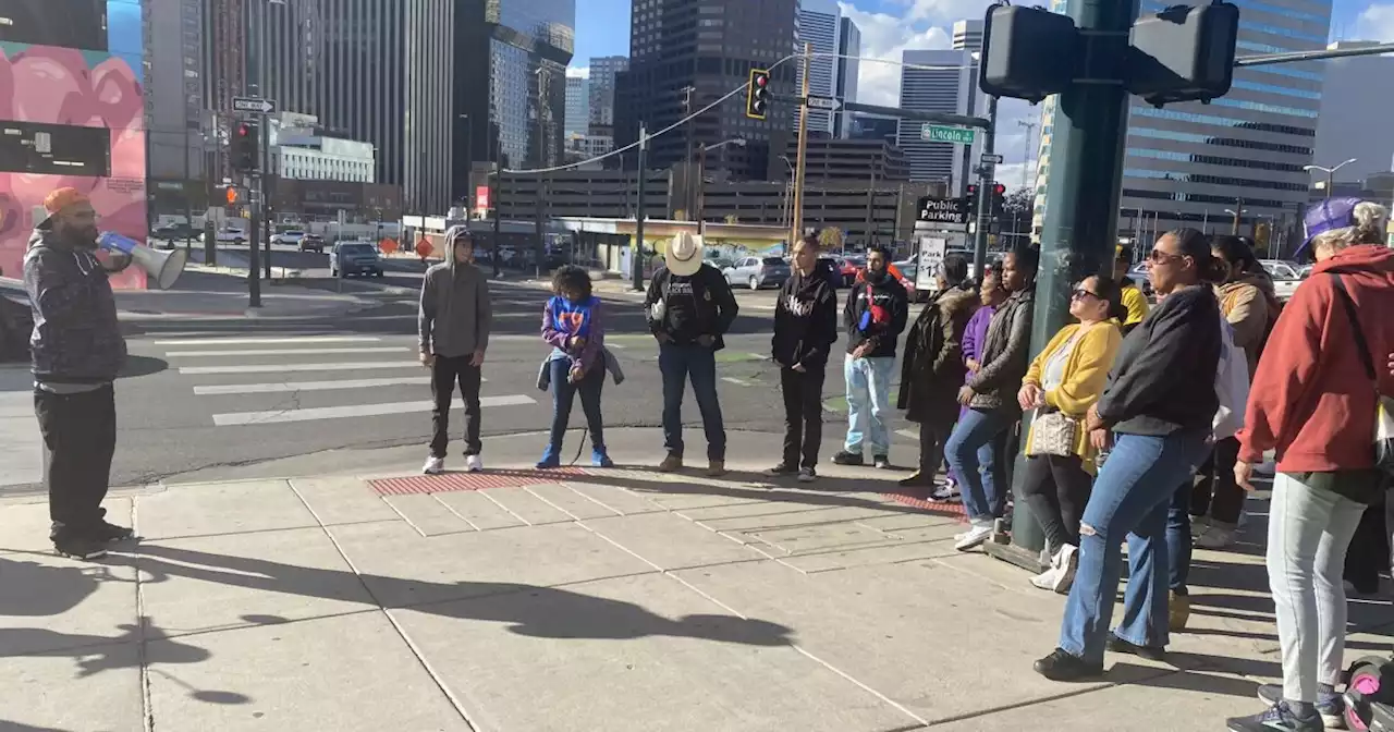 Parents, students protest Robert F. Smith STEAM Academy co-founder's ban in front of DPS headquarters