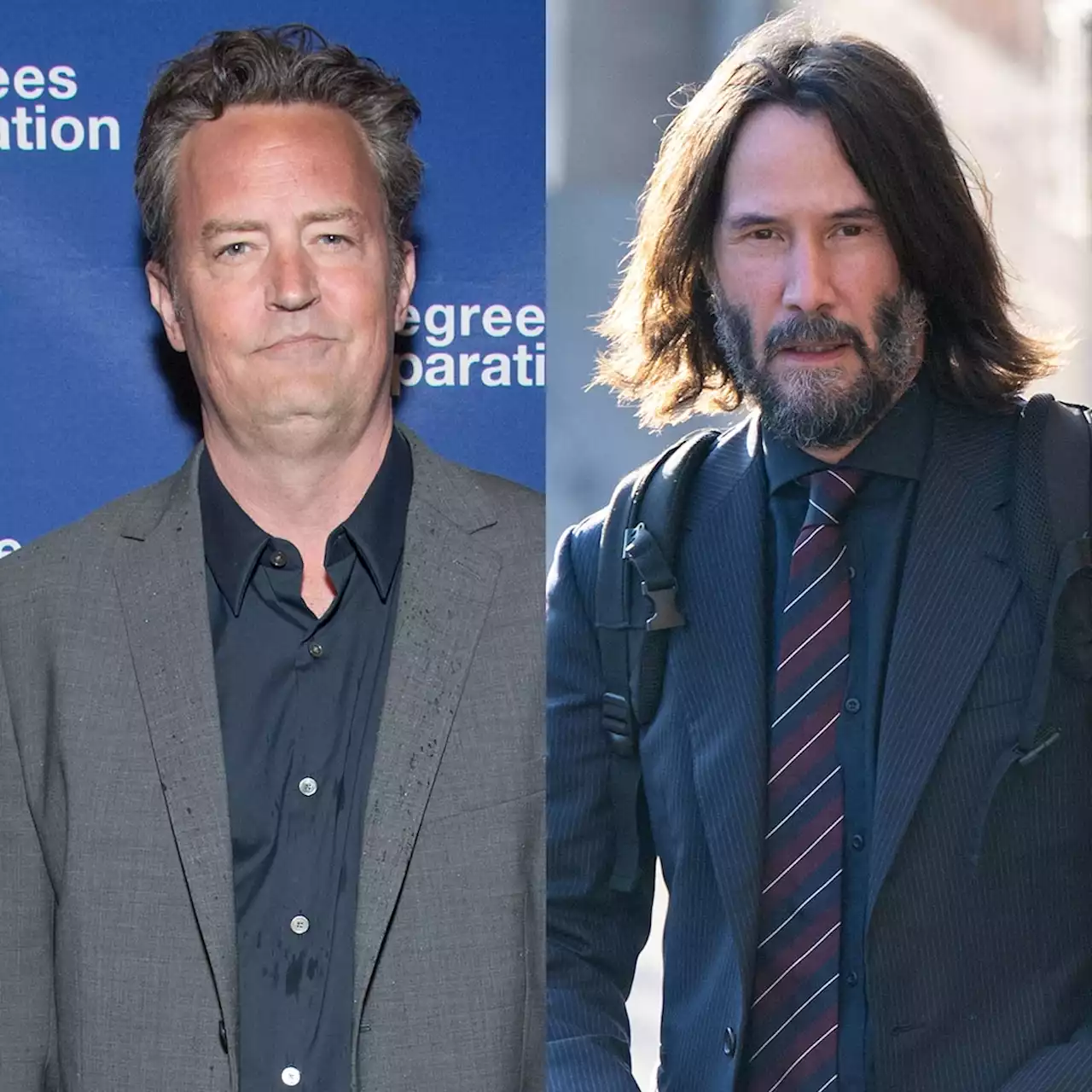 Matthew Perry Apologizes to Keanu Reeves Over Apparent Memoir Diss - E! Online