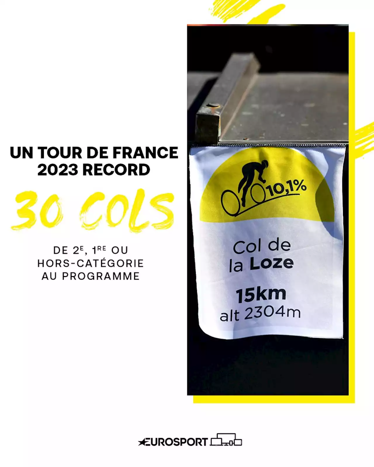 Le parcours du Tour de France 2023 en nombres : 5 100 m de dénivelé, 3 404 km de distance totale, 30 cols, records