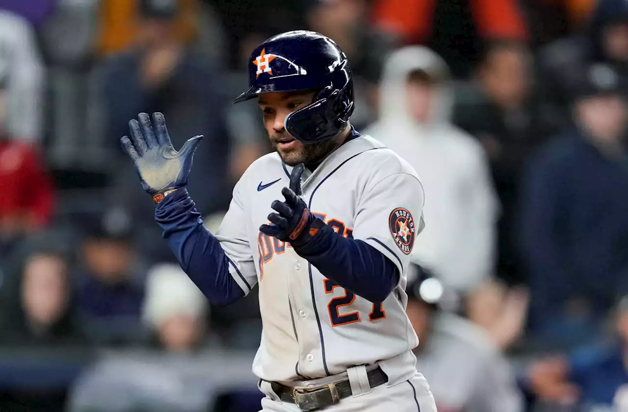 What helped Astros' Jose Altuve get through long hitless stretch to begin playoffs