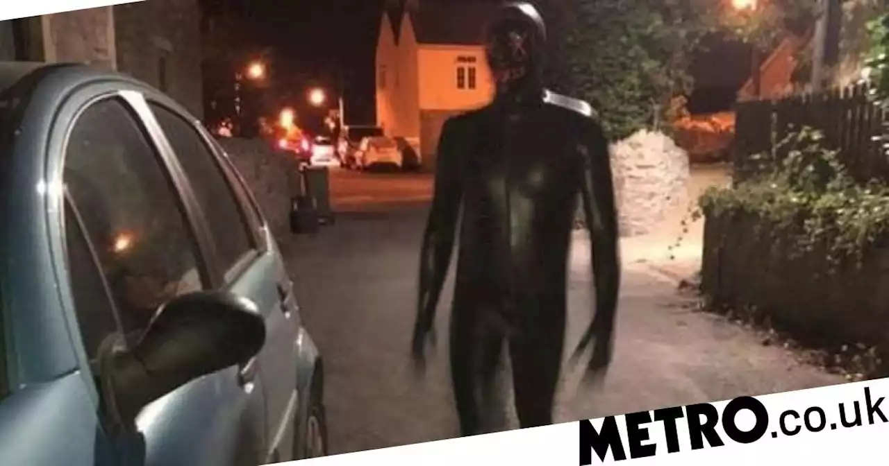 Man terrorising villagers in 'gimp suit' hunted by police dogs and helicopters