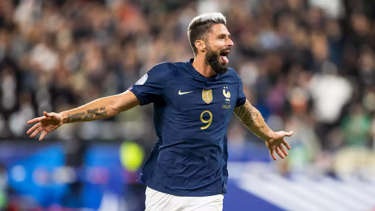 Equipe de France: Juninho juge la présence de Giroud au Mondial est 'indispensable' pour les Bleus