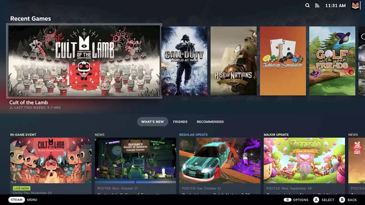 Valve’s new beta lets you use the Steam Deck UI on your desktop