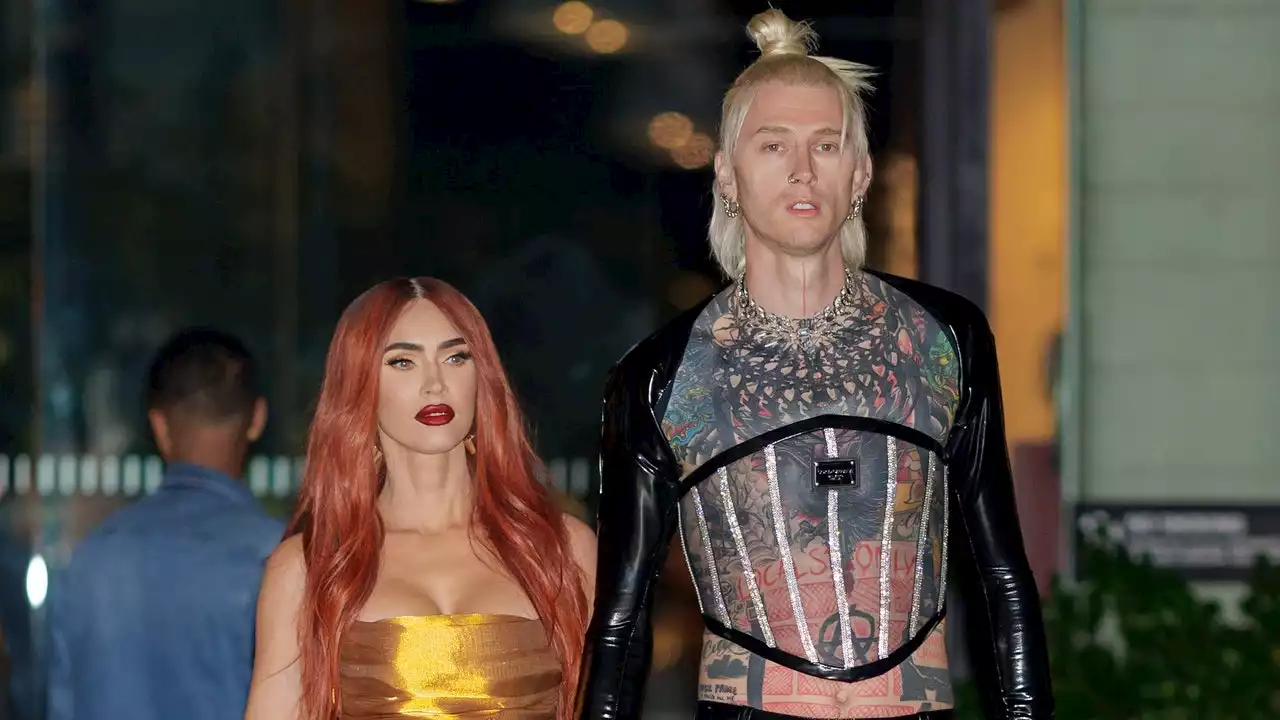 Megan Fox and Machine Gun Kelly Take Eveningwear to the Extreme