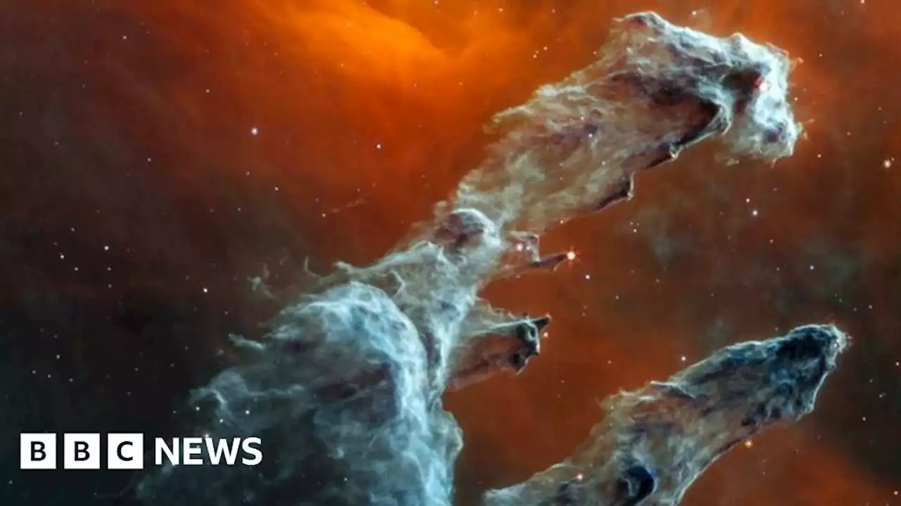 James Webb telescope's ghostly 'Pillars of Creation'