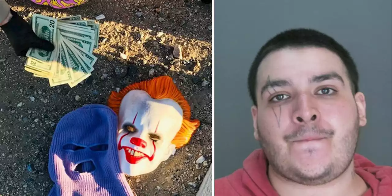 Man wearing ‘It’ clown mask sexually assaulted woman, robbed another, police say