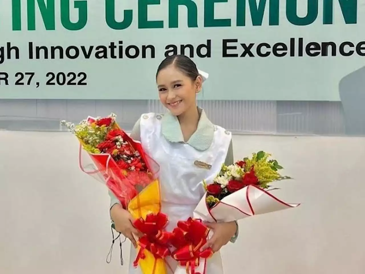 Golden Cañedo shares her new milestone as a nursing student