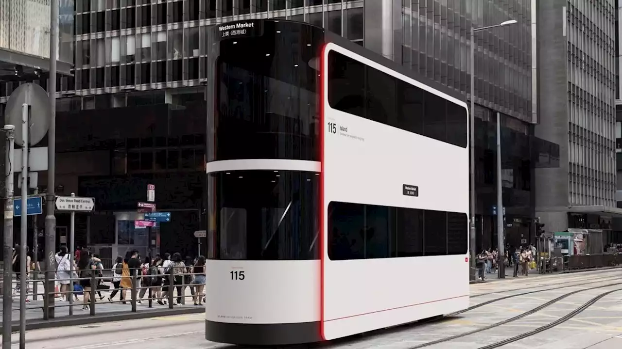 A design studio reveals driverless tram concept for post-COVID Hong Kong