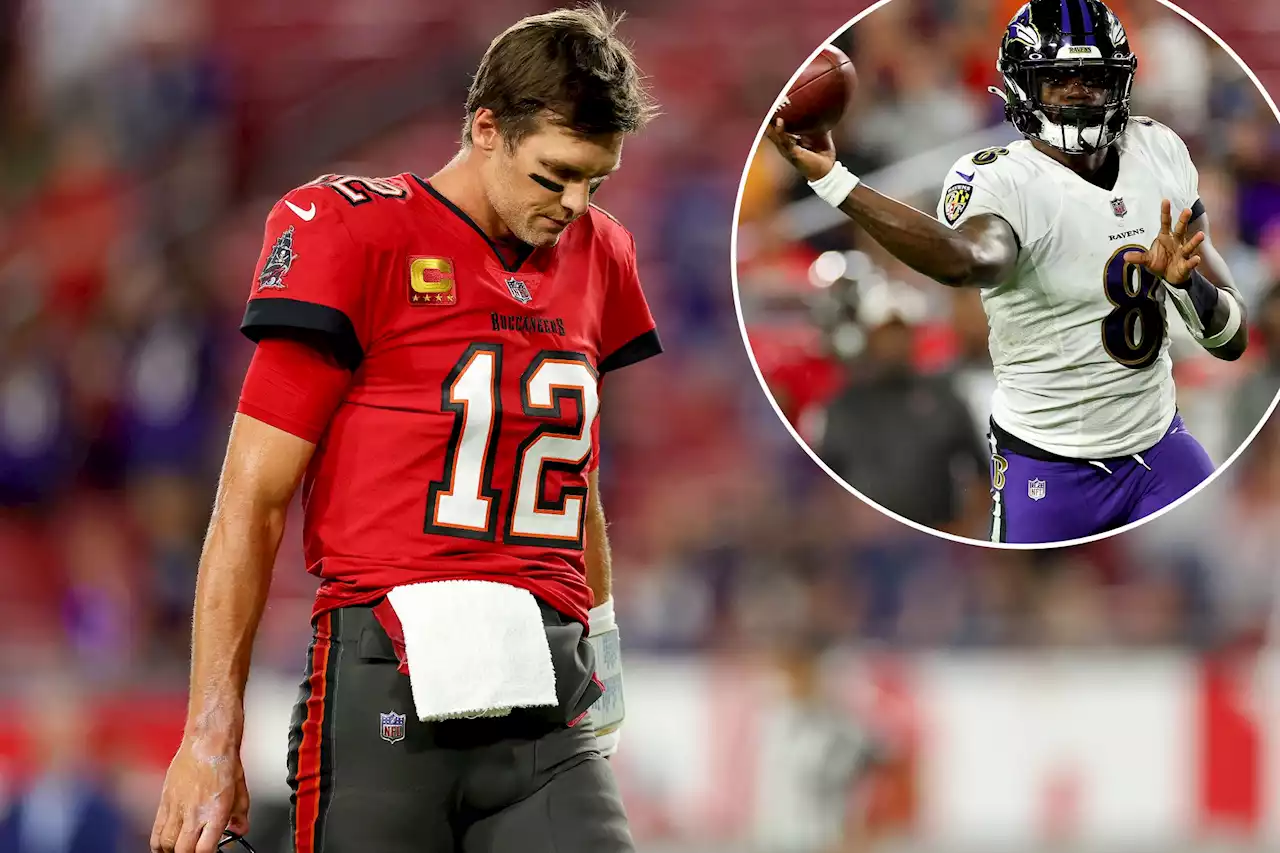 Tom Brady reaches concerning mark as struggling Buccaneers fall to Ravens