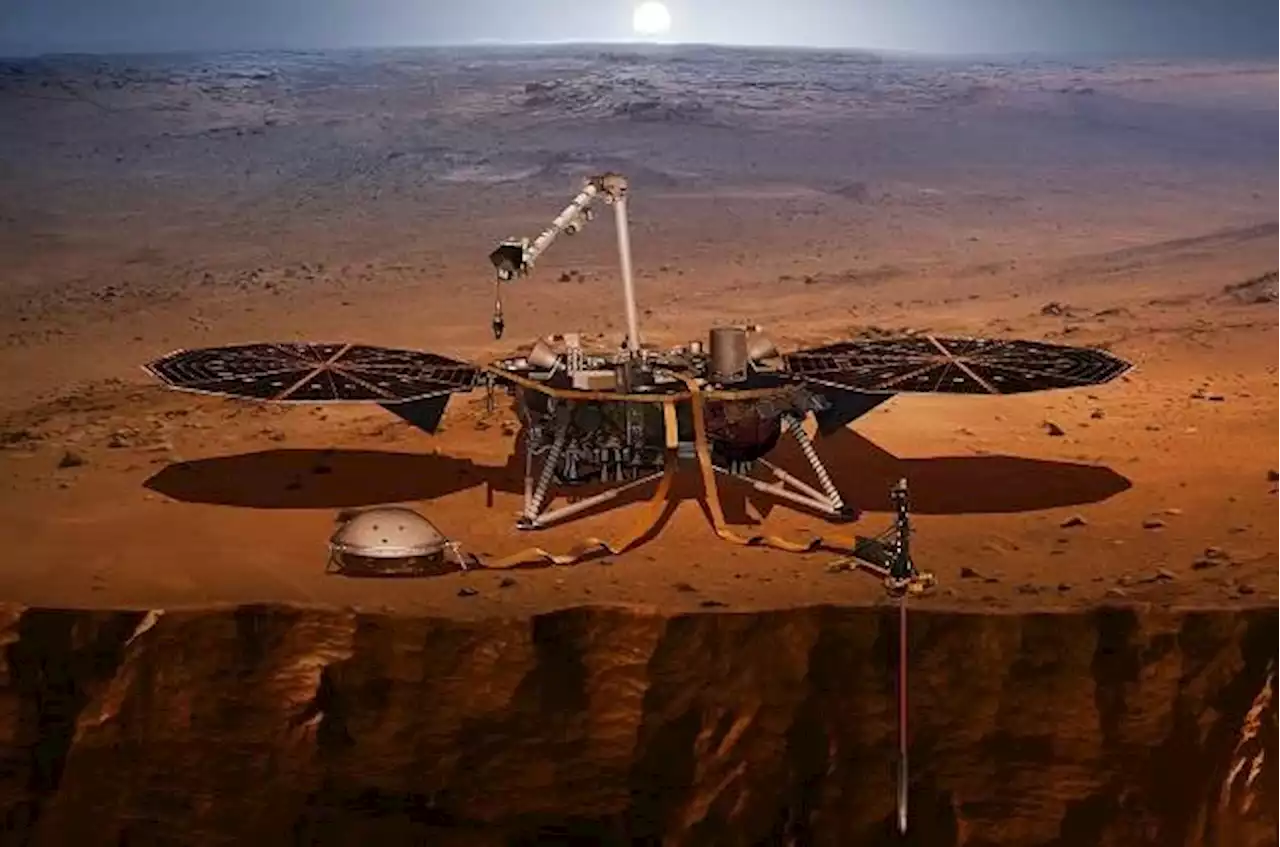 Insight Lander registers record-breaking Mars crater form