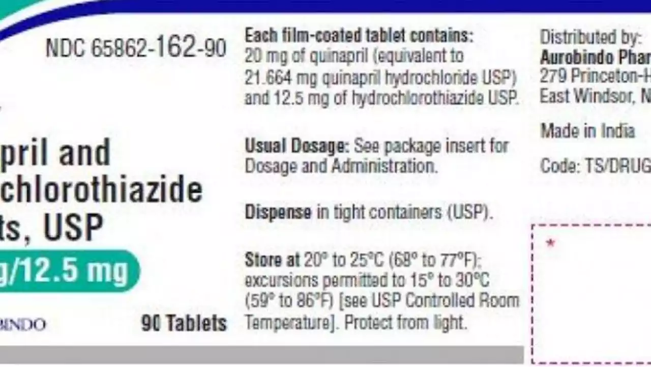 Blood pressure medicine recall: Some pills pose potential cancer risk, FDA announces