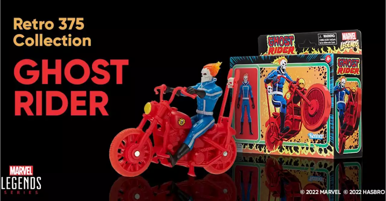 Ghost Rider Puts the Petal to the Metal with Hasbro’s Retro 375 Line