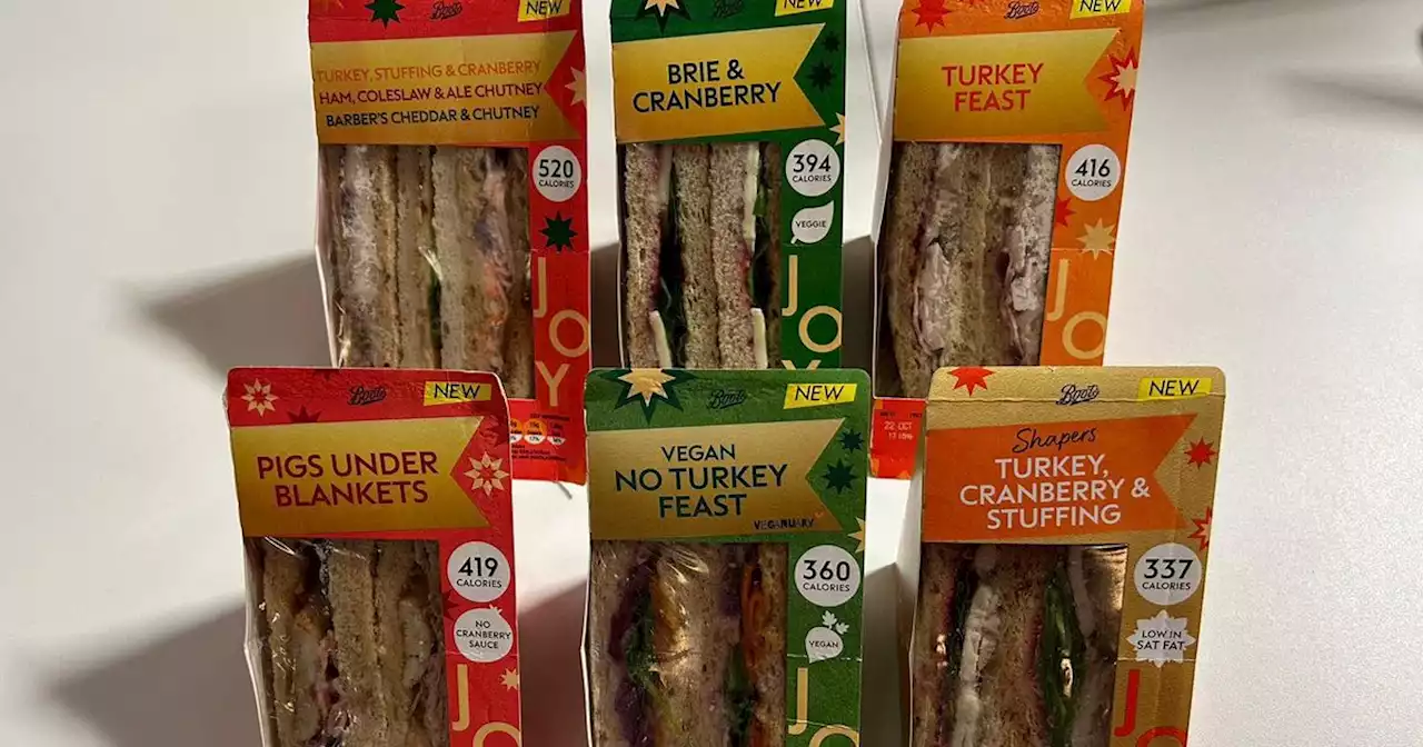 We tried Boots' entire range of Christmas sandwiches