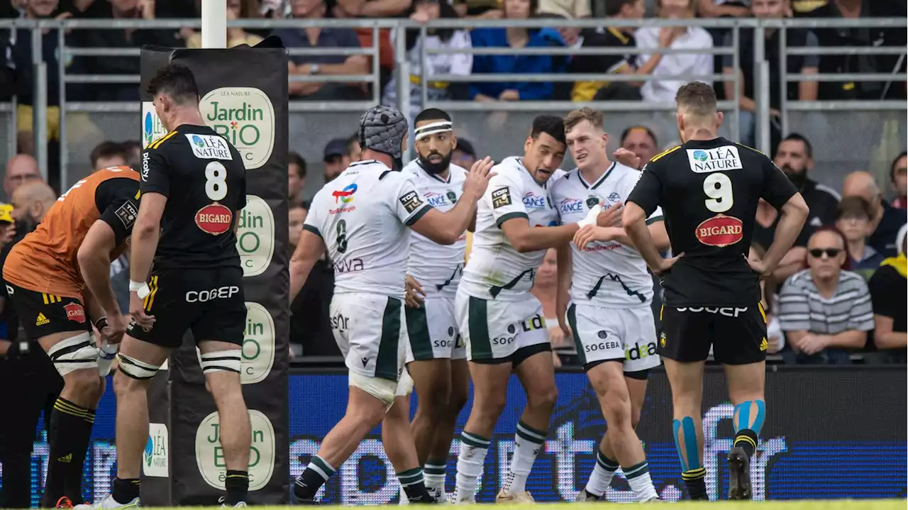 Top 14 : Pau royal à La Rochelle, Montpellier se débloque, Brive s'enfonce... Ce qu'il faut retenir des matchs de l'après-midi