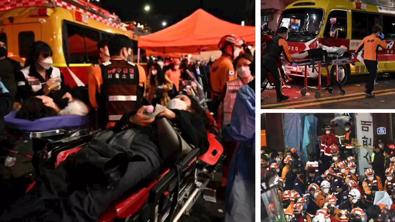 Many feared dead and dozens injured in Seoul after thousands of Halloween revellers caught in huge stampede