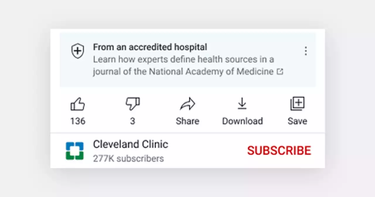 YouTube will now let medical professionals apply for additional verification