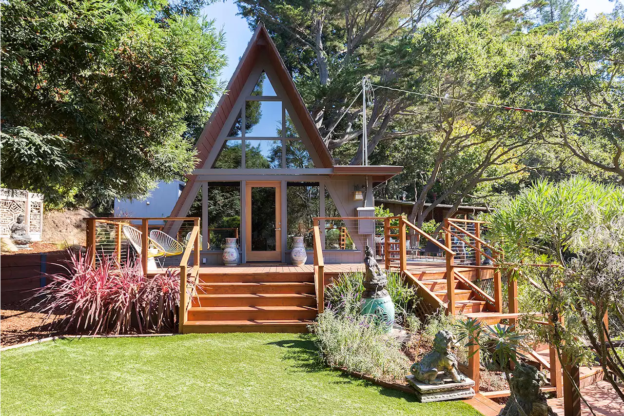 Rare Bay Area A-frame home hits the market