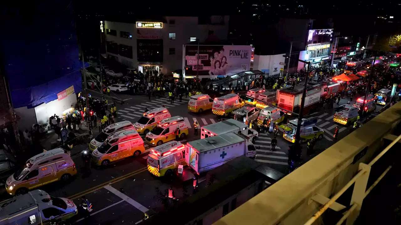 Officials: 59 dead after Halloween crowd surge in Seoul