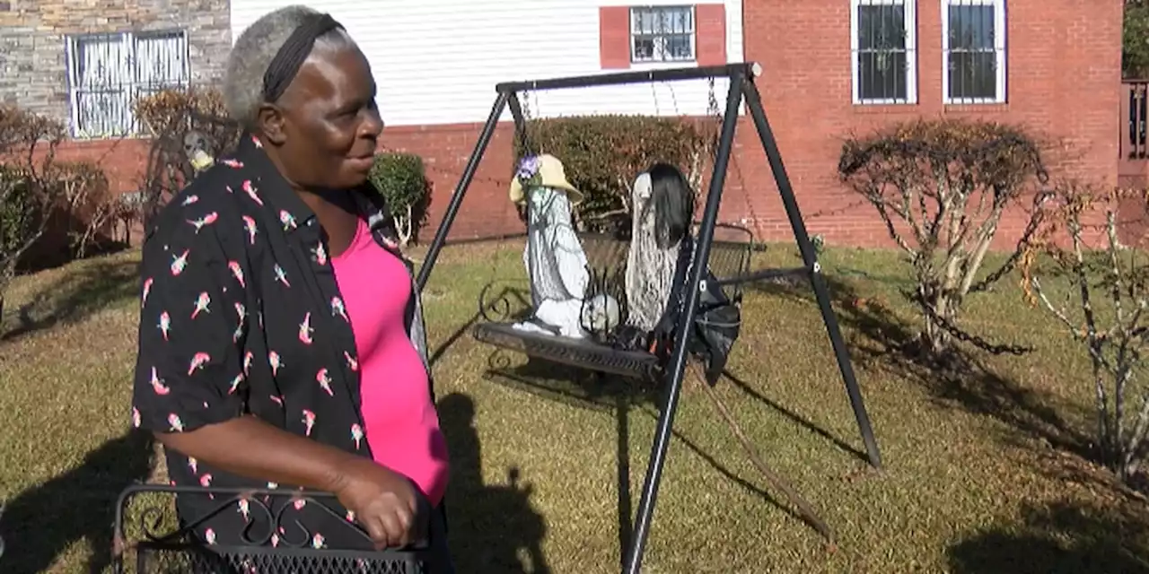 Cancer can’t stop Tuskegee woman’s Halloween decorations