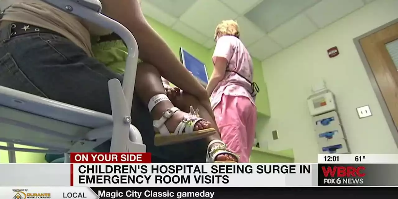 Children’s of Alabama seeing wait times upwards of 10 hours at ER