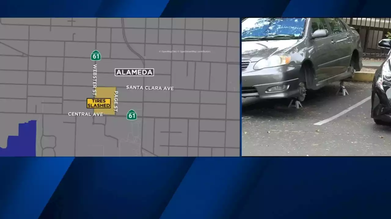 Man arrested after slashing tires of over 100 vehicles in Alameda neighborhood, authorities say