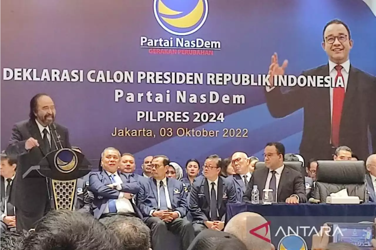 Surya Paloh: PKS dan Demokrat akan menyatu soal Anies sebagai capres