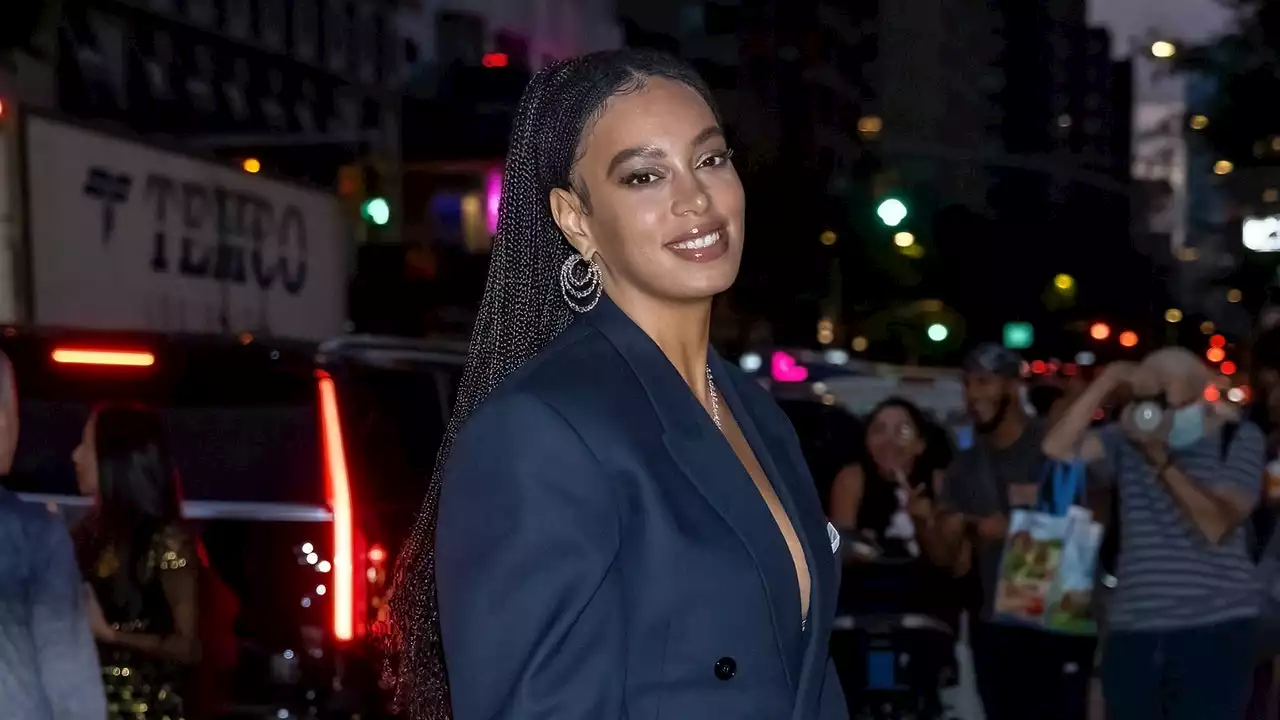 Solange Knowles Takes The Sexy Suiting Trend For A Spin