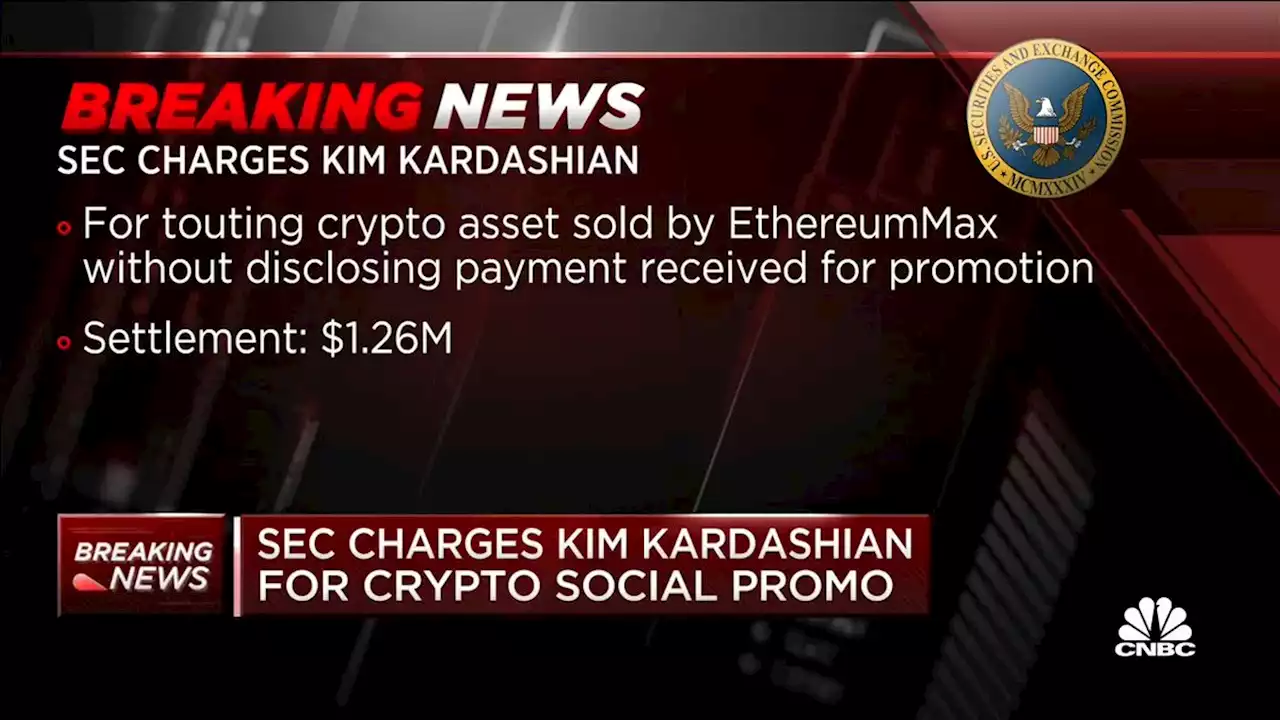 Kim Kardashian pays over $1 million to settle SEC charges linked to a crypto promo on her Instagram