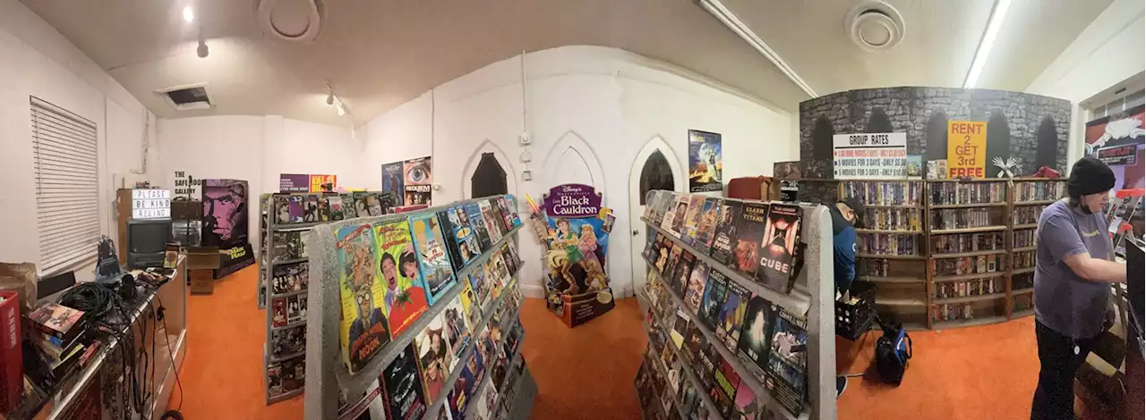 The Texas Theatre's Video Store Re-creates the Experience of Getting a Video Rental