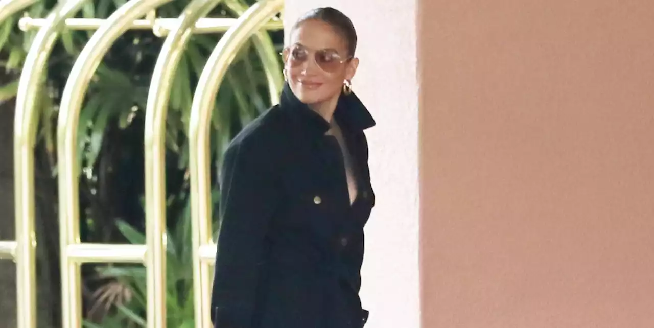 Jennifer Lopez Wore an All-Black Suit for a Breakfast Date with Ben Affleck