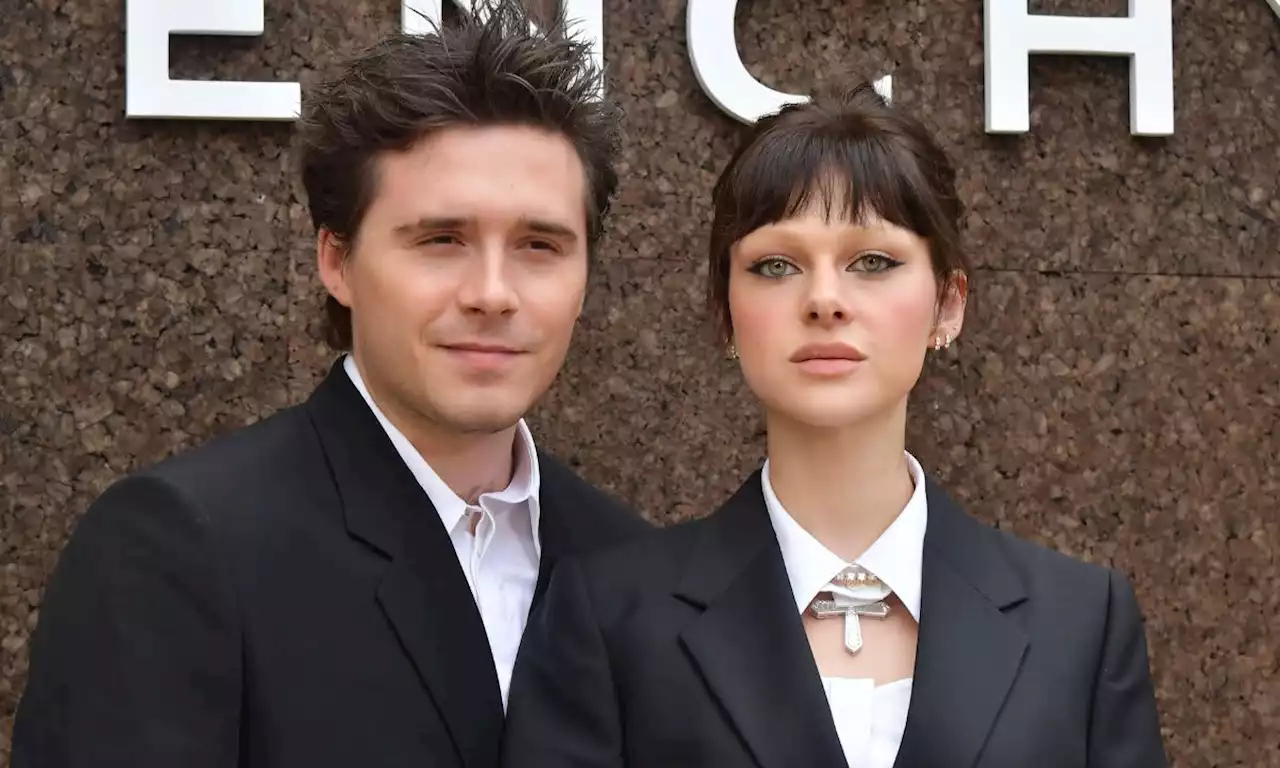 Nicola Peltz and Brooklyn Beckham are serving matching spooky season looks at Givenchy