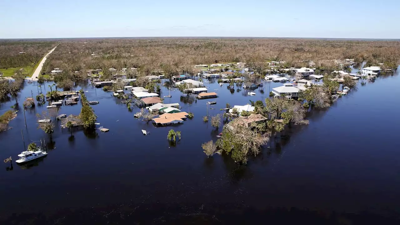 DeSantis tours flooded areas, urges faster recovery efforts; Fla. death toll rises to 58