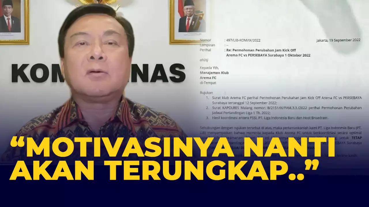 Kompolnas Dalami Keputusan PT LIB Ngotot Gelar Laga Malam di Kanjuruhan