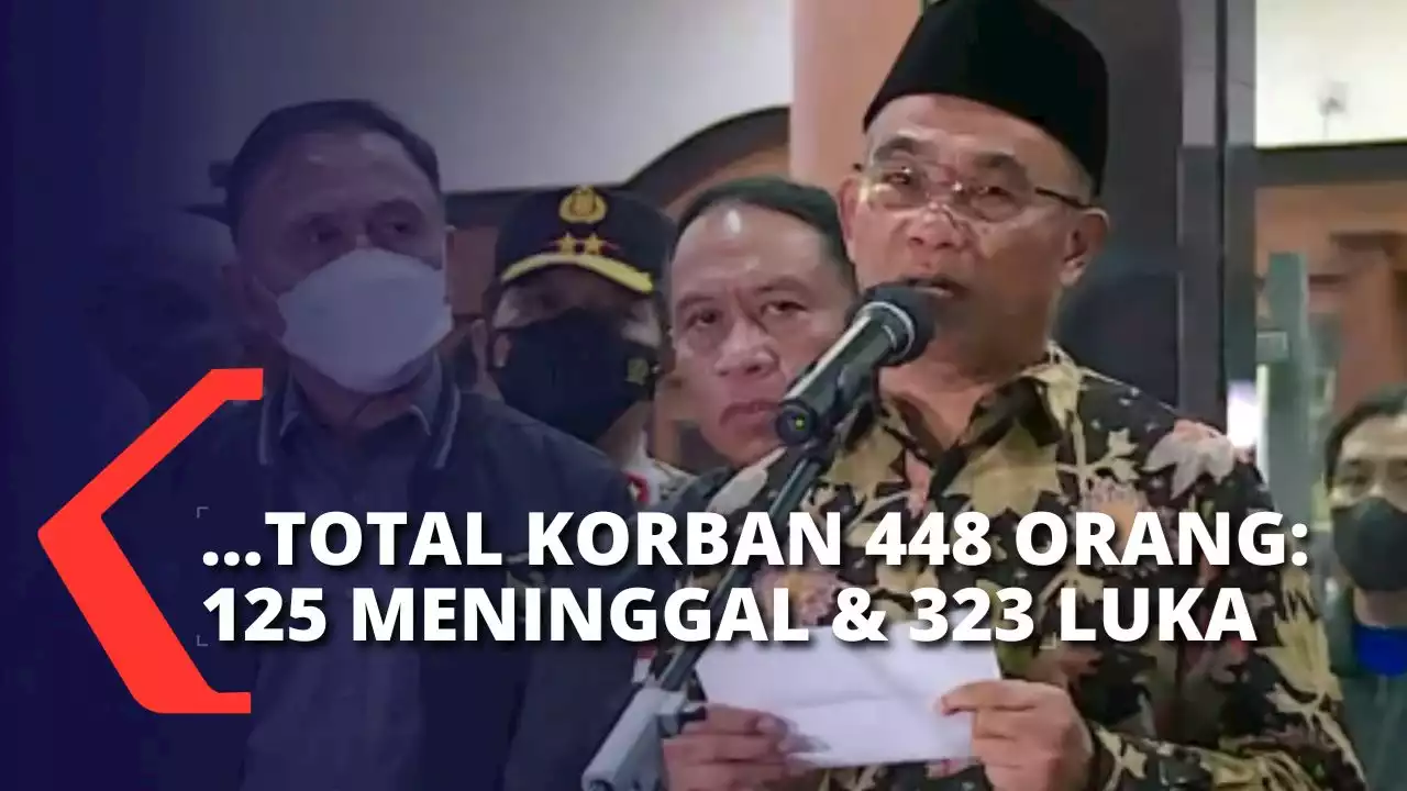 Menko PMK Muhadjir Effendy Terjun ke Kanjuruhan: Total Korban 448 Orang, 125 Meninggal & 323 Luka