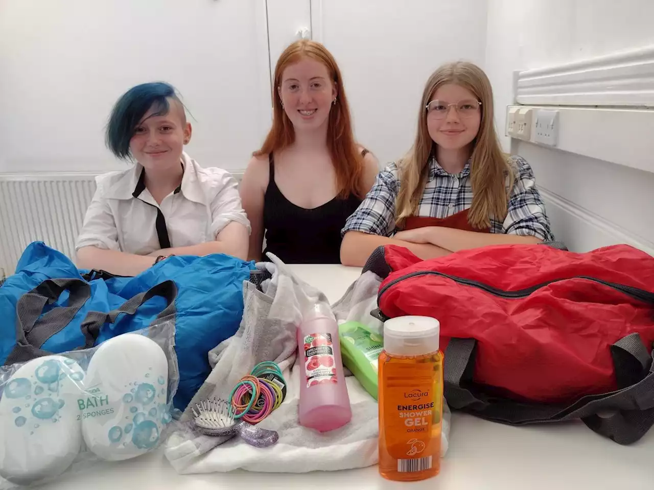 Lancashire teenagers help foster care children with a little 'Inspira-tion' and care bags