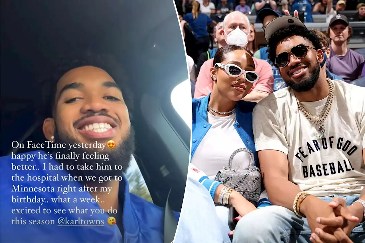 Jordyn Woods reveals she brought Karl-Anthony Towns to hospital with mystery illness