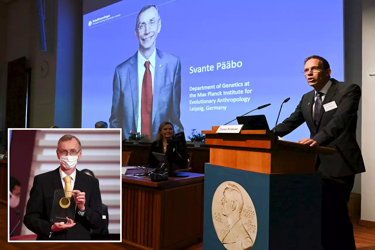 Nobel prize in medicine awarded for research on evolution