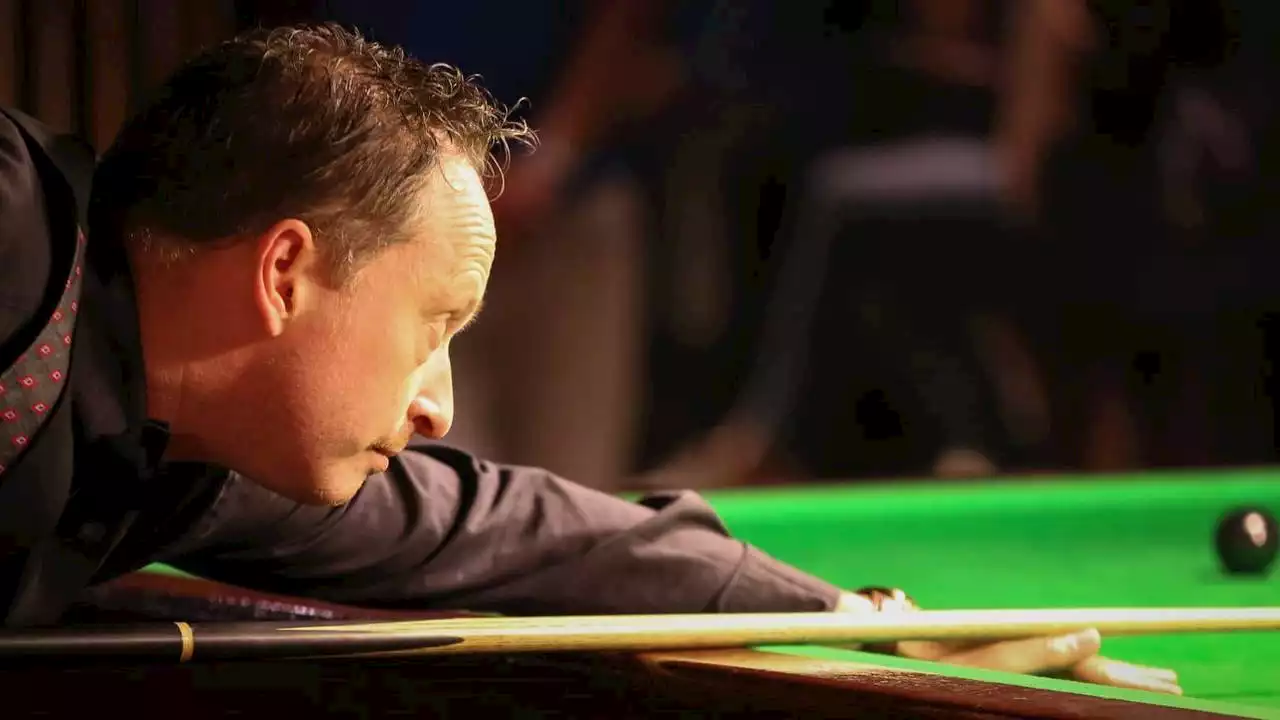 Snookerspeler René van Rijsbergen kan kampioensrecord niet evenaren