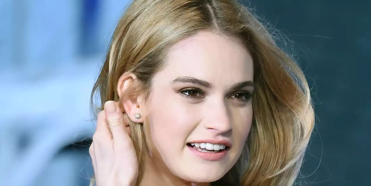 Lily James dyed her hair red hair and it's such a transformation