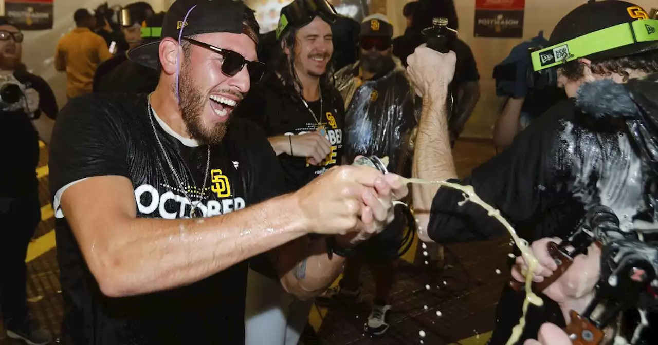 Column: Padres' long, bumpy road in 2022 leads to champagne-soaked playoff payoff