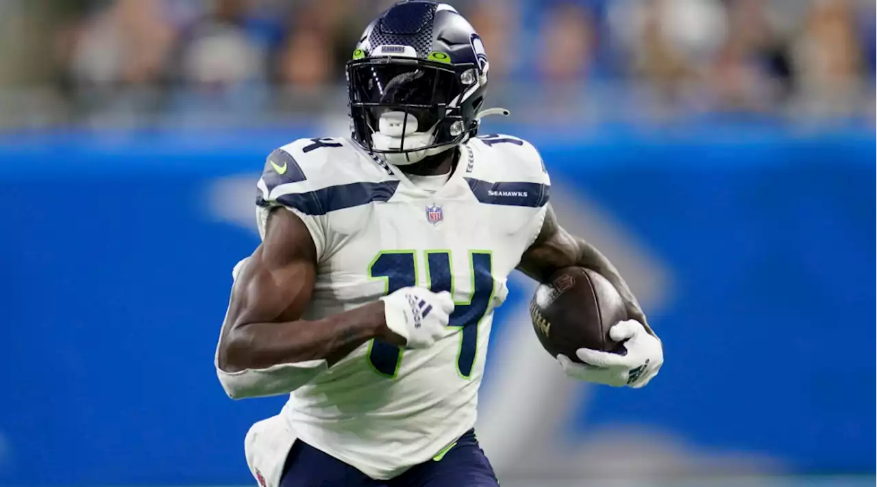 Seahawks’ Metcalf Verifies Reason He Was Carted Off Field vs. Lions