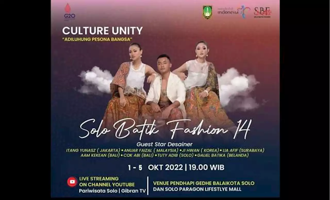 Agenda Hari Ini: Solo Batik Fashion hingga Bazar UMKM dan Pentas Seni