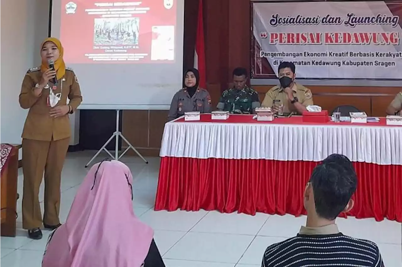 Camat Kedawung Sragen Coba Berdayakan Pelaku Ekraf dan UMKM lewat Perisai