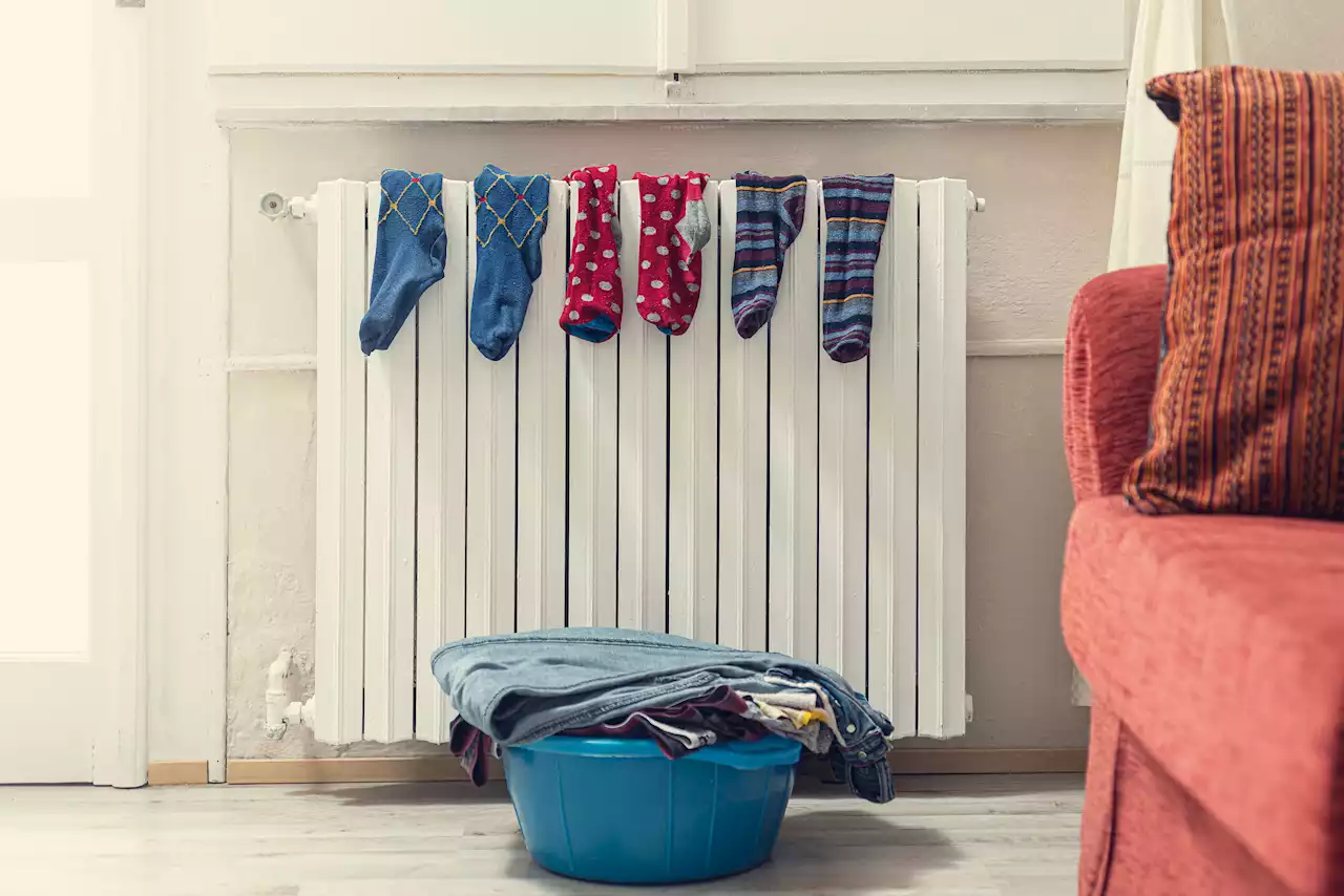 Here's the best place to dry your clothes inside this winter to avoid mould