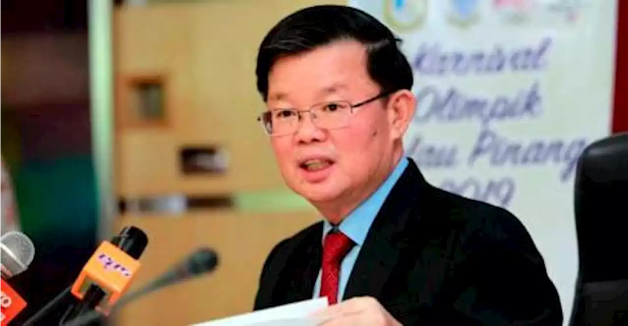 Penang PH to discuss seat distribution on Oct 5 for GE15: Chow