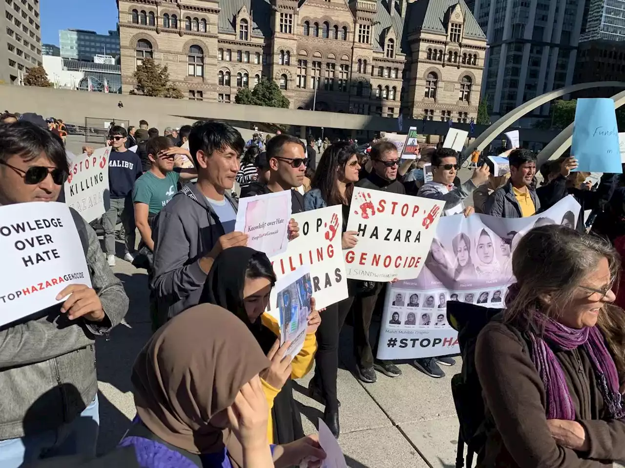 Toronto demonstration held to condemn attacks on Afghanistan’s Hazara community