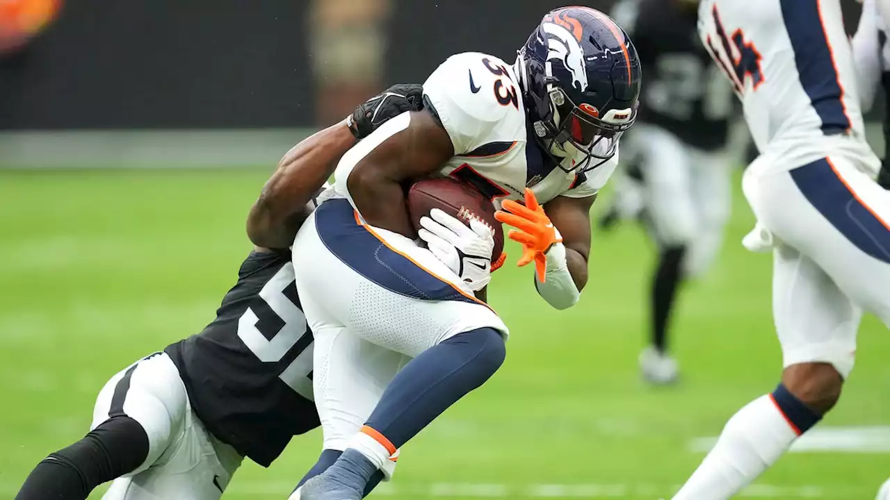 Broncos running back Javonte Williams to miss rest of season with major knee injury